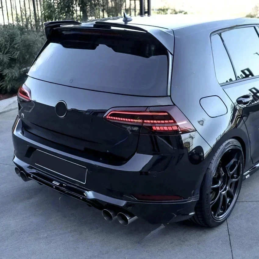 Oettinger Style Car Rear Bumper Roof Spoiler For Volkswagen VW Golf MK 7/7.5 GTI R 2013-2019 Tail Wing Auto Part Car Accessories Oettinger Style Car Rear Bumper Roof Spoiler For Volkswagen VW Golf MK 7/7.5 GTI R 2013-2019 Tail Wing Auto Part Car Accessories