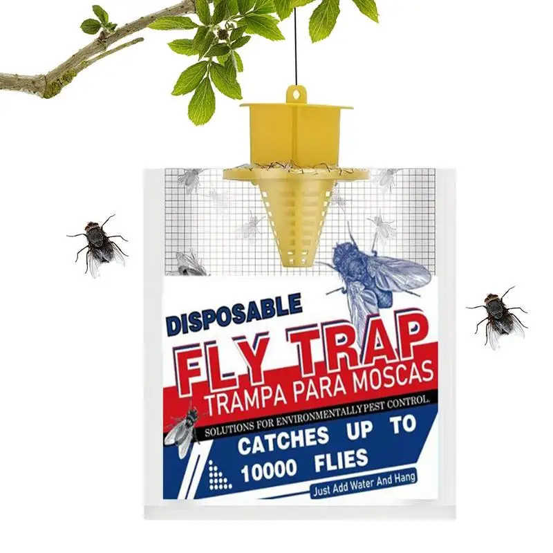 Hanging Fly Trap Disposable Insect Bugs Attract Fly Catcher Bag Mosquito Trap Catcher Wasp Fly Killer Flie Trap For Outdoor
Hanging Fly Trap Disposable Insect Bugs Attract Fly Catcher Bag Mosquito Trap Catcher Wasp Fly Killer Flie Trap For Outdoor