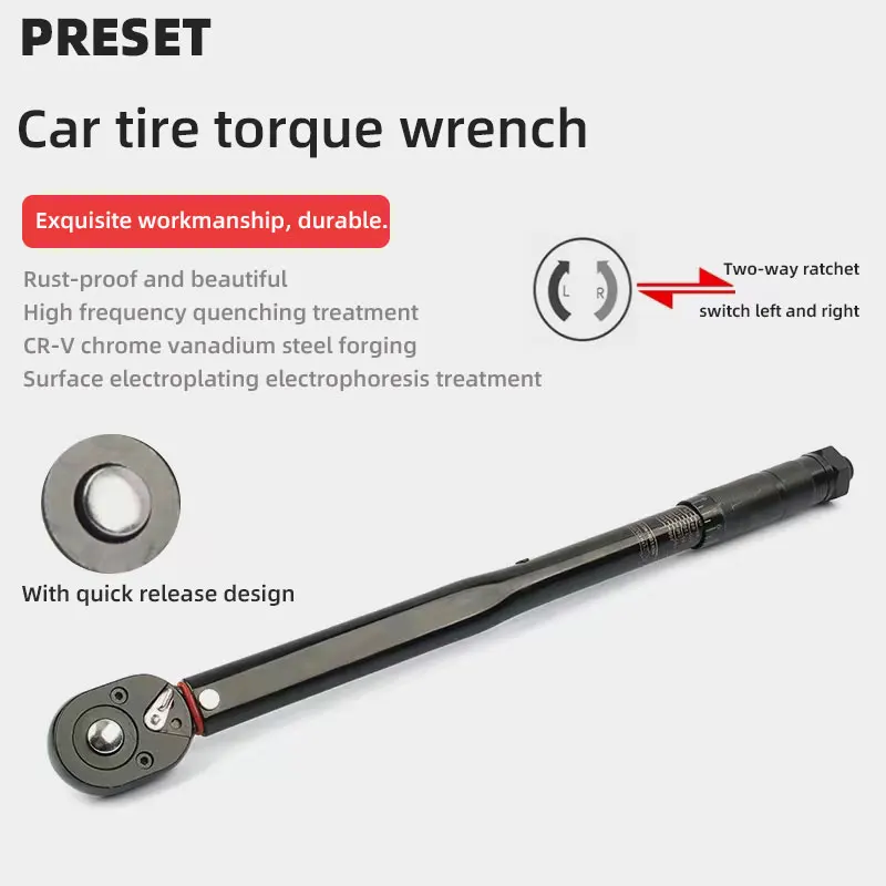 Ratchet Wrench Two-way Adjustable Torque Auto Repair Hand Tool Garage Manual Torque Wrench Automotive Tools for Mechanic Tools
Ratchet Wrench Two-way Adjustable Torque Auto Repair Hand Tool Garage Manual Torque Wrench Automotive Tools for Mechanic Tools