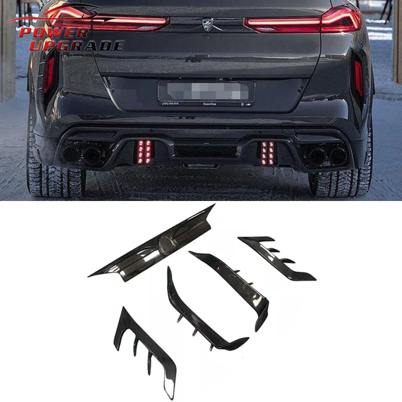 LD Style Tail Box Sign Rear Canards Fender Canards Body Kit For BMW X6M F96 Body modification accessories
LD Style Tail Box Sign Rear Canards Fender Canards Body Kit For BMW X6M F96 Body modification accessories