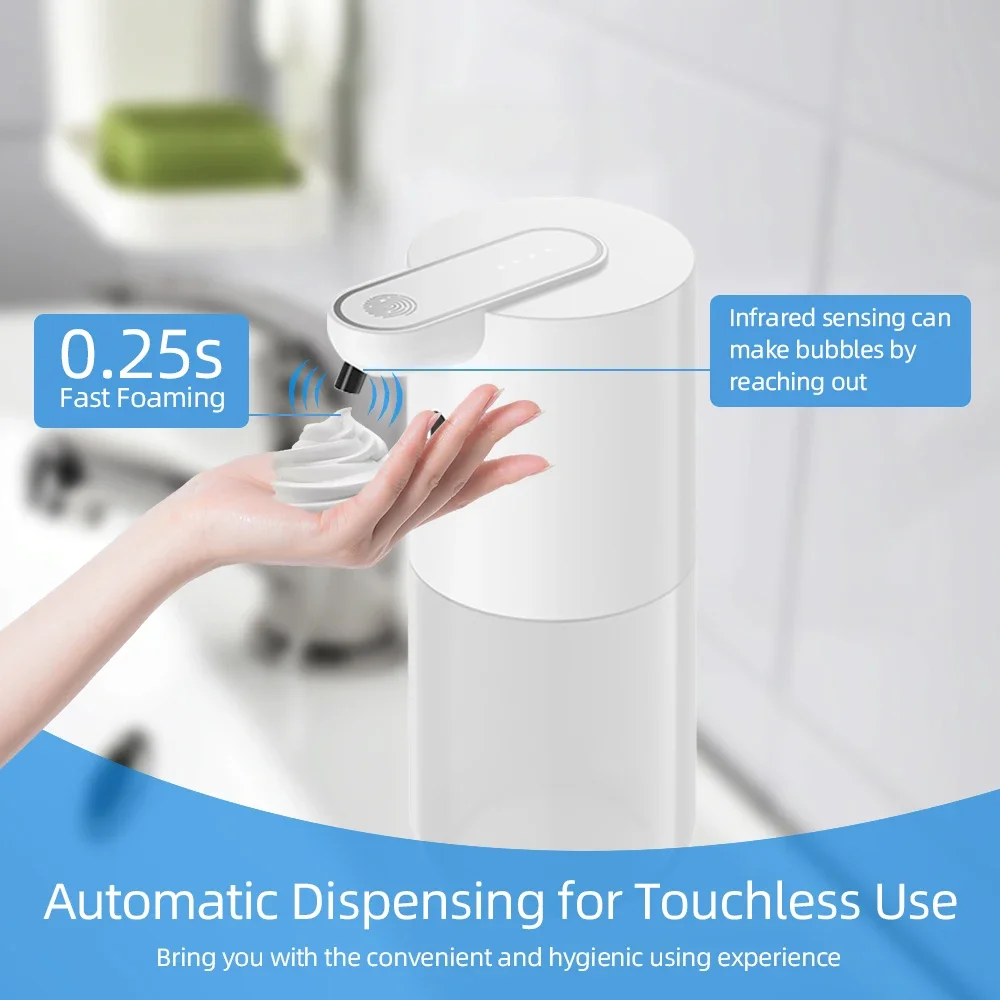 Automatic Liquid Soap Dispenser with Temperature, Digital Rechargeable Sensor, Touchless Hand Sanitizer Machine for Bathroom
Automatic Liquid Soap Dispenser with Temperature, Digital Rechargeable Sensor, Touchless Hand Sanitizer Machine for Bathroom