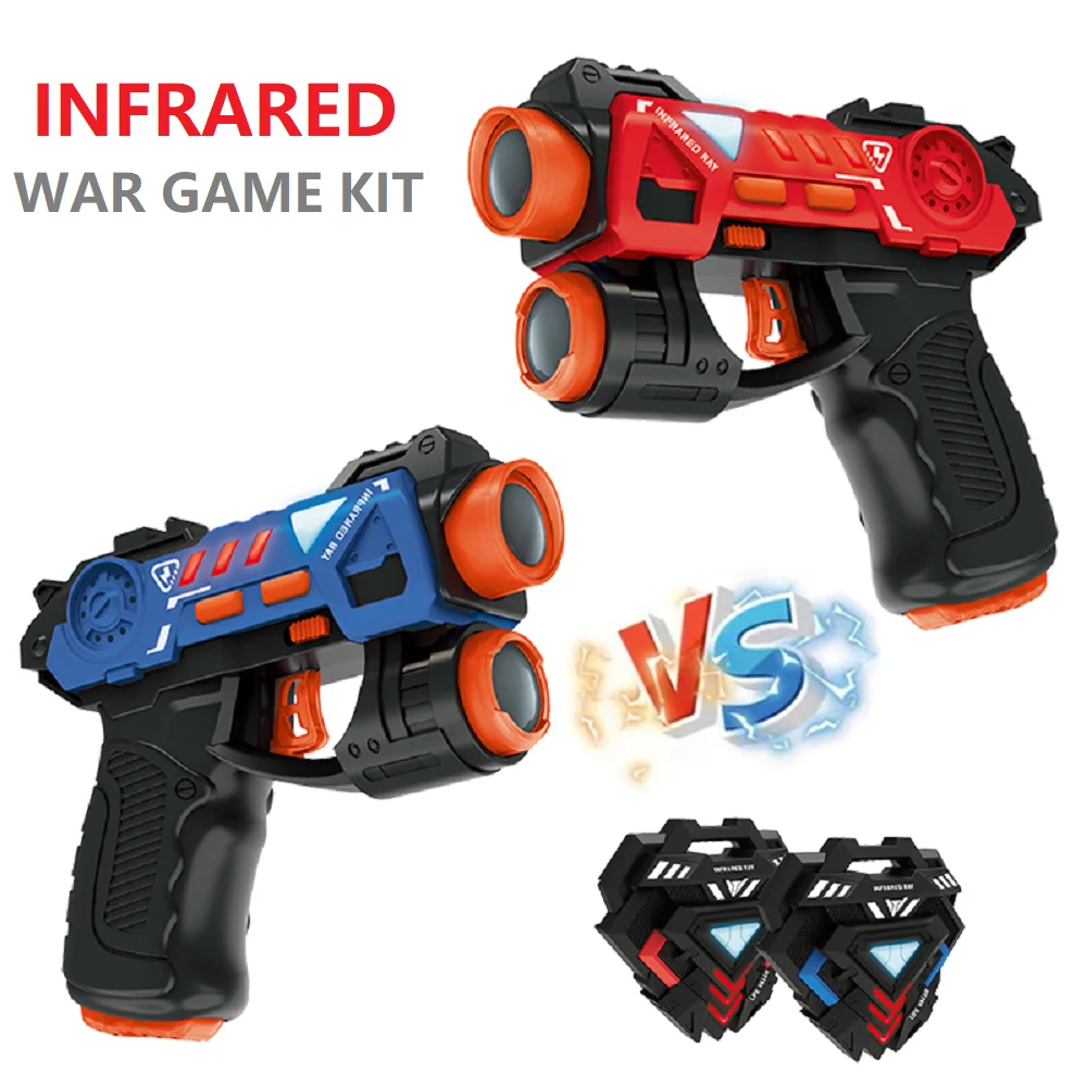 

Laser Tag Gun Set Multi-person Battle Party Games Electric Infrared Toy Guns Interactive Teamwork War Game Indoor Outdoor Sports