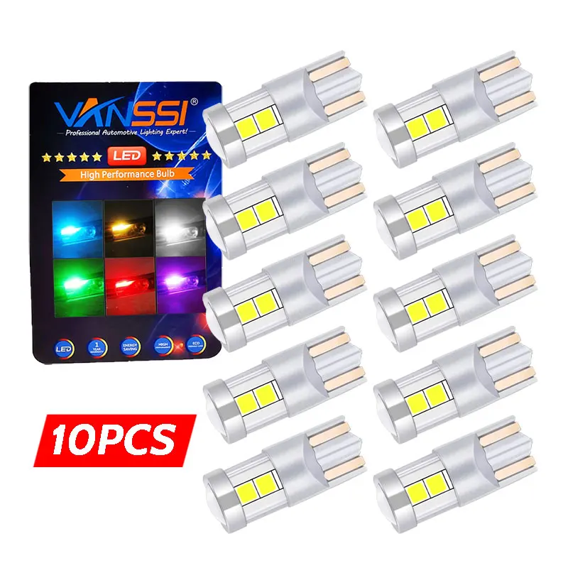 VANSSI 10x W5W T10 LED Light for Car Map Dome Interior Trunk Lisence Plate Lamp Parking Bulb 194 168 158 501 2825
VANSSI 10x W5W T10 LED Light for Car Map Dome Interior Trunk Lisence Plate Lamp Parking Bulb 194 168 158 501 2825