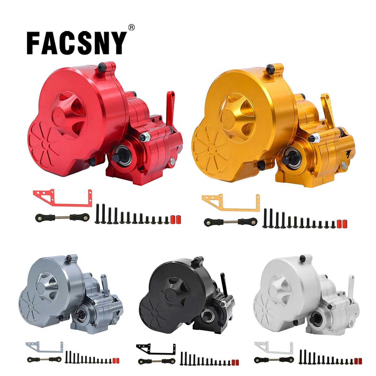 Metal Transmission Cutoff Gearbox with Gear for Axial SCX10 AX10 Wraith 1/10 RC Crawler Car Truck New Upgrade Parts
Metal Transmission Cutoff Gearbox with Gear for Axial SCX10 AX10 Wraith 1/10 RC Crawler Car Truck New Upgrade Parts