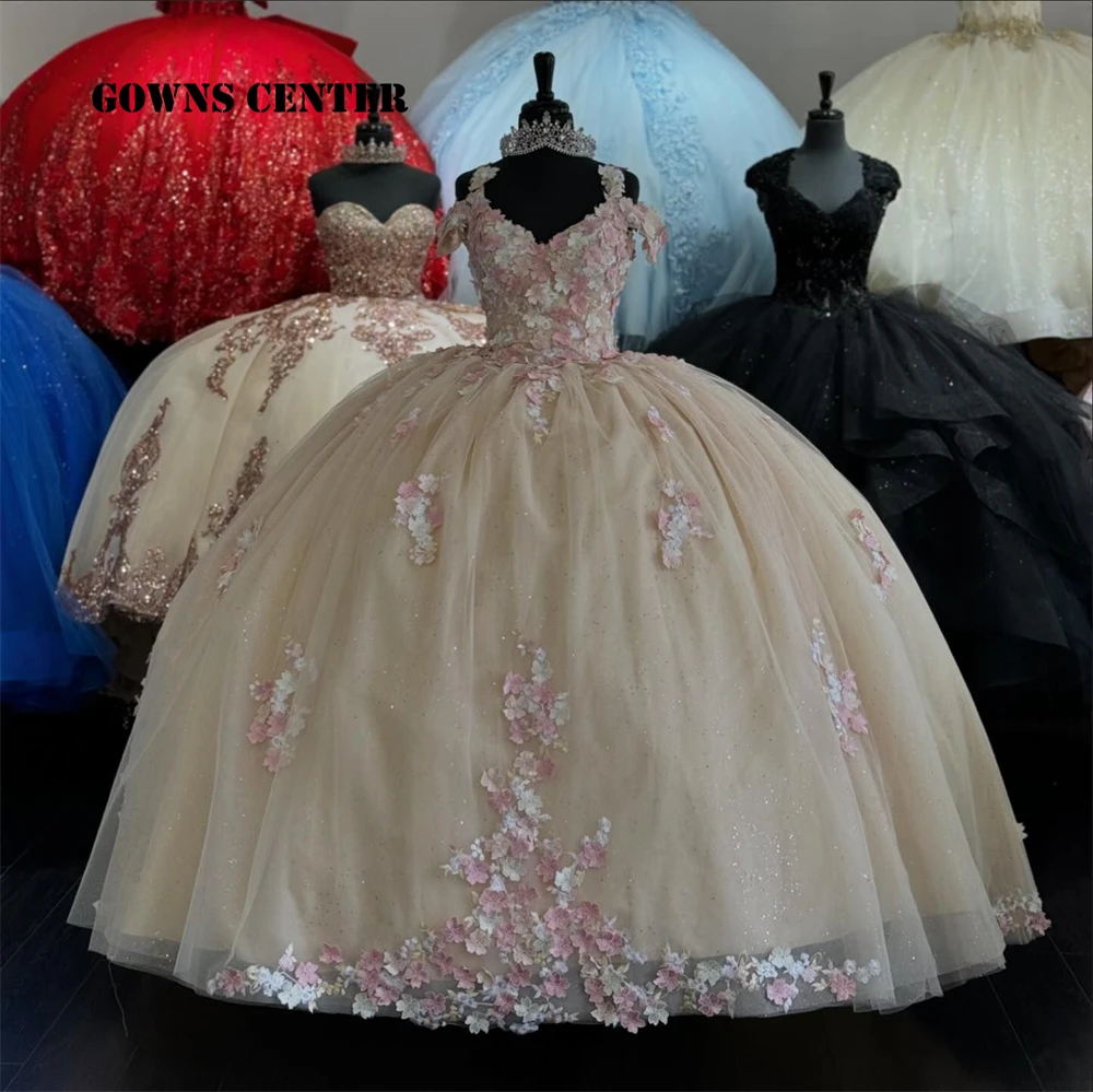 Light Pink 3D Flowers Spaghetti Ball Gown Quinceanera Dress Off The Shoulder Princess Sweet 15 Dress Corset Vestidos De 15 Años
Light Pink 3D Flowers Spaghetti Ball Gown Quinceanera Dress Off The Shoulder Princess Sweet 15 Dress Corset Vestidos De 15 Años