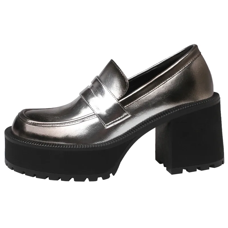 Spring Autumn New Sexy Charm Women's Lefu Shoes Round Toe Thick Sole Waterproof Platform Fashion Elegant Women's Single Shoes
Spring Autumn New Sexy Charm Women's Lefu Shoes Round Toe Thick Sole Waterproof Platform Fashion Elegant Women's Single Shoes