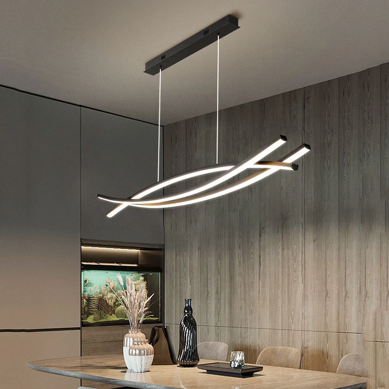 Black Led Chandelier Simple Aluminum Long Hanglamp Dining Room Kitchen Coffee Shop Indoor Lustre Lighting Pendant Lamp Luminaire
Black Led Chandelier Simple Aluminum Long Hanglamp Dining Room Kitchen Coffee Shop Indoor Lustre Lighting Pendant Lamp Luminaire