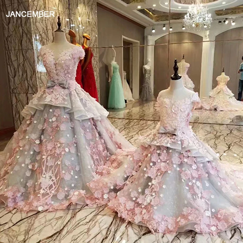 jancember Mother Daughter Gowns Zipper Back Beaded Organza 3d flower Ball Gown Long Evening Dress Ls83920
jancember Mother Daughter Gowns Zipper Back Beaded Organza 3d flower Ball Gown Long Evening Dress Ls83920