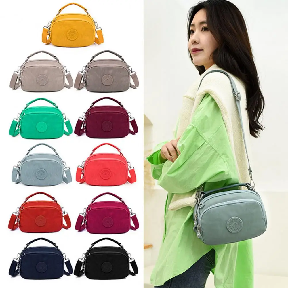 

Trendy Messenger Bag Fashion Item Phone Bag Wear-resistant Smooth Zipper Multi Pocket Shoulder Bag Shopping