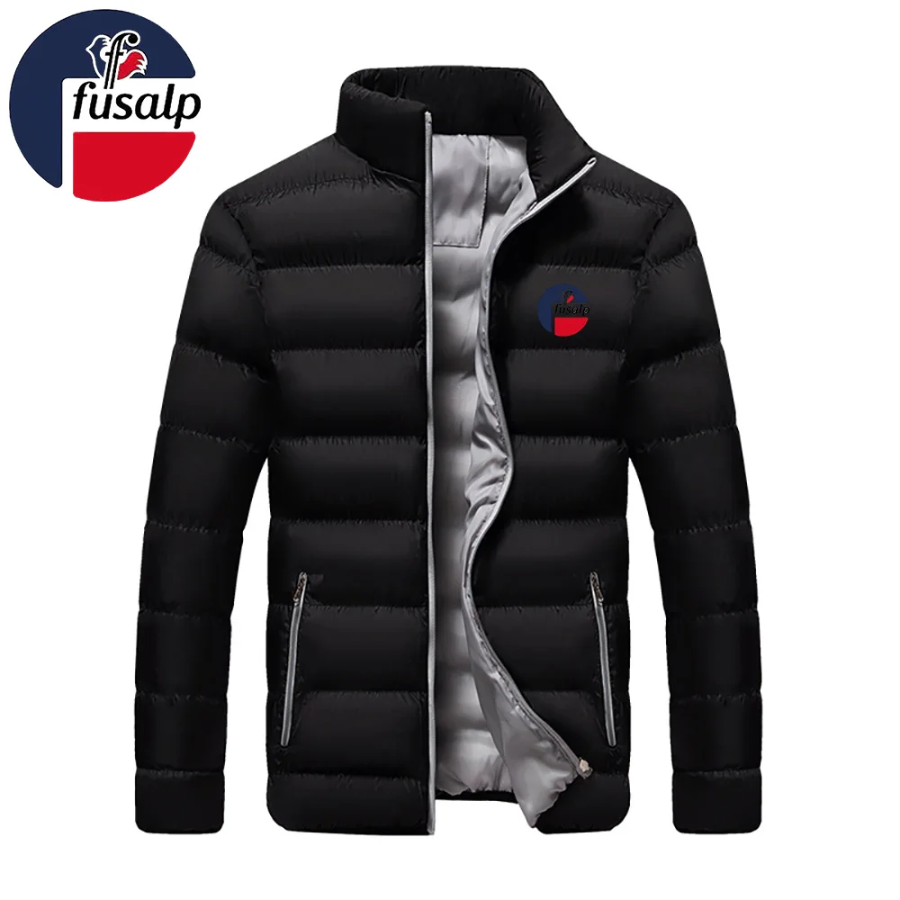 معطف قطني طويل الأكمام للرجال من FUSALP 2025 لفصل الشتاء الجديد مع سحاب أمامي معطف قطني طويل الأكمام للرجال من FUSALP 2025 لفصل الشتاء الجديد مع سحاب أمامي
