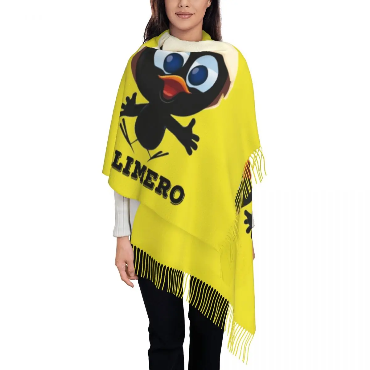 Cute Cartoon Chiken Calimero Scarf Wrap Women Long Winter Fall Warm Tassel Shawl Unisex Scarves
Cute Cartoon Chiken Calimero Scarf Wrap Women Long Winter Fall Warm Tassel Shawl Unisex Scarves