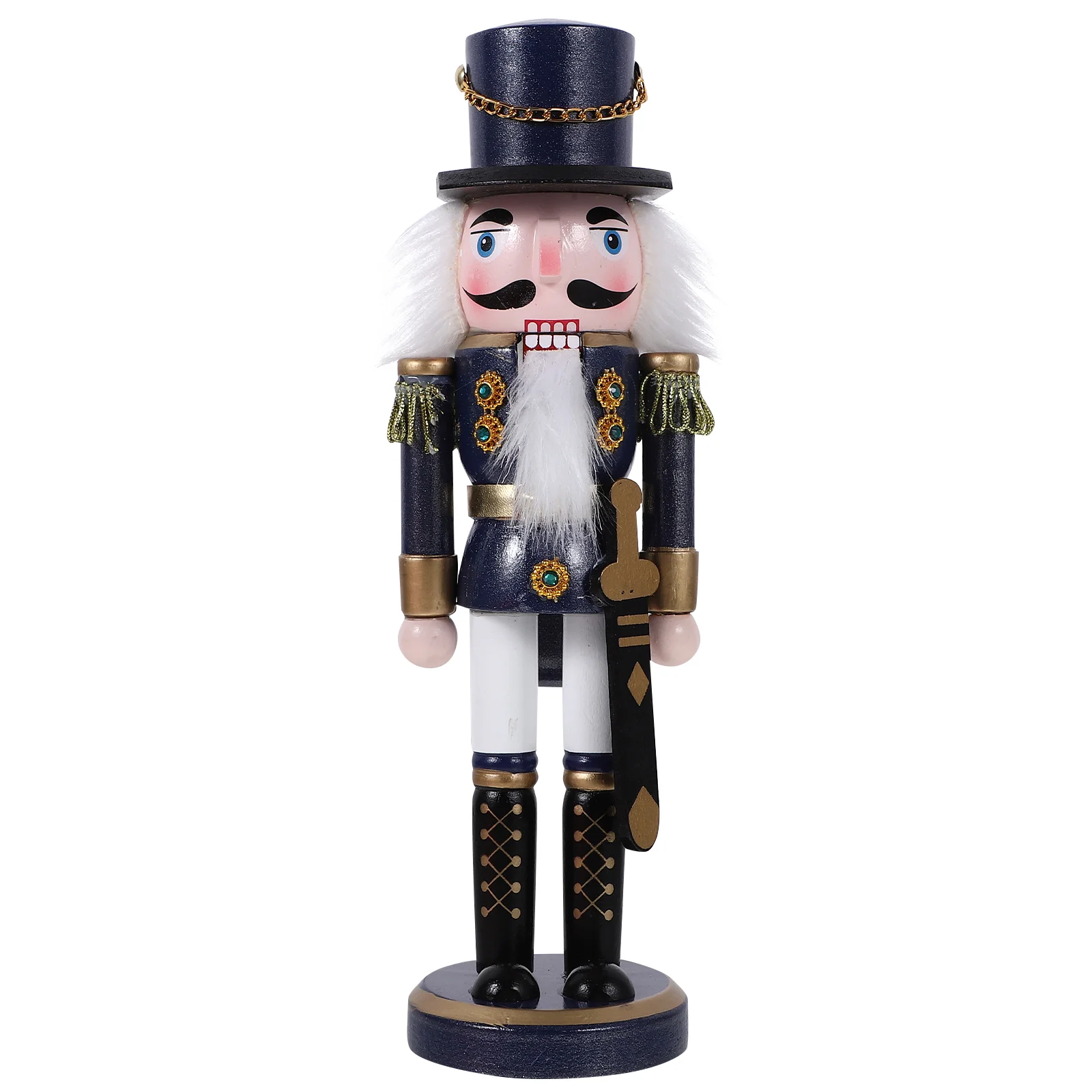 Nutcracker Christmas Soldier Ornament Tabletop Soldiers Xmas Figure Table Walnut Centerpieces Bookshelf Holiday Statue Wooden
Nutcracker Christmas Soldier Ornament Tabletop Soldiers Xmas Figure Table Walnut Centerpieces Bookshelf Holiday Statue Wooden