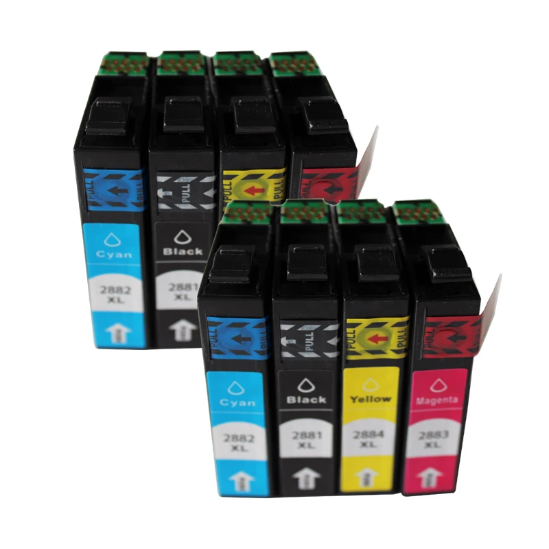 

8x Compatible T2881 T2882 T2883 T2884 ink cartridge for EPSON 288XL Expression Home XP 330 340 430 434 440 446 Printer