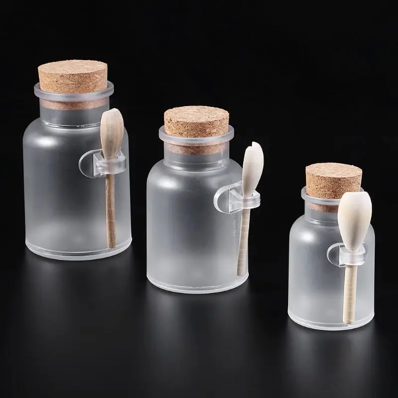 H55A Scrub Bath Salt Bottle with Spoon and Stopper Seal Bottle Refillable Mask Powder Jar for Skin Care Makeup Powder Holder
H55A Scrub Bath Salt Bottle with Spoon and Stopper Seal Bottle Refillable Mask Powder Jar for Skin Care Makeup Powder Holder