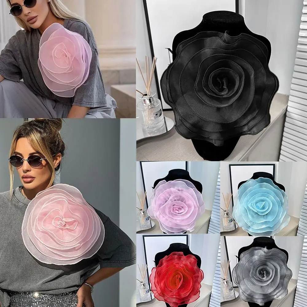Brooch Accessories Rose Flower Patch Artificial Handmade Chest Flower Clothing Dress Neck Decoration Organza 3D Flower Corsage
Brooch Accessories Rose Flower Patch Artificial Handmade Chest Flower Clothing Dress Neck Decoration Organza 3D Flower Corsage