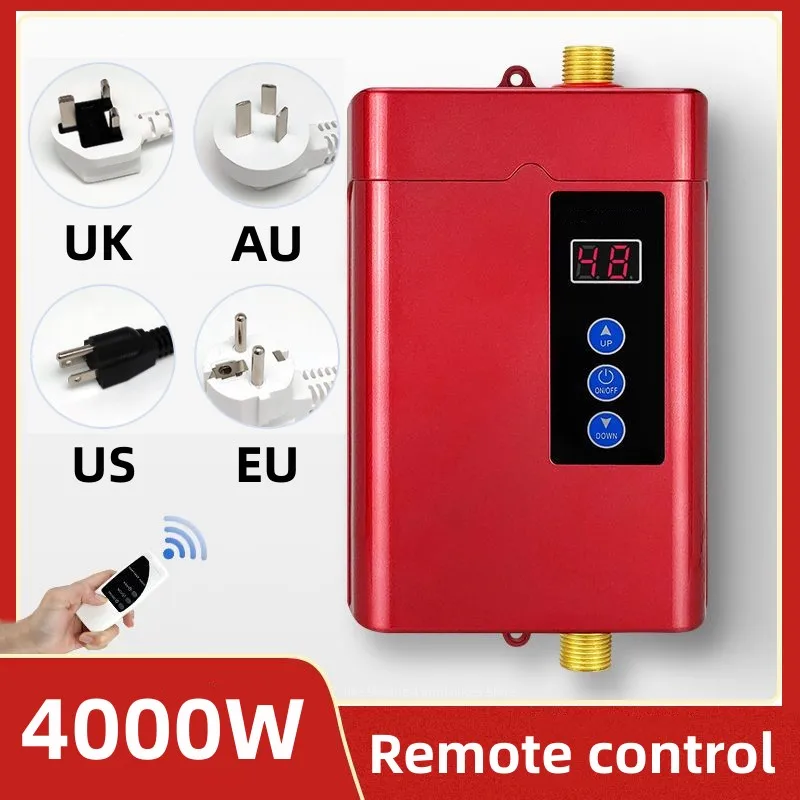 Kitchen Instant Electric Water Heater Small Hot Water Machine Attachable Faucet Wash Basin Voltage 110V ~ 220V Remote Control
Kitchen Instant Electric Water Heater Small Hot Water Machine Attachable Faucet Wash Basin Voltage 110V ~ 220V Remote Control