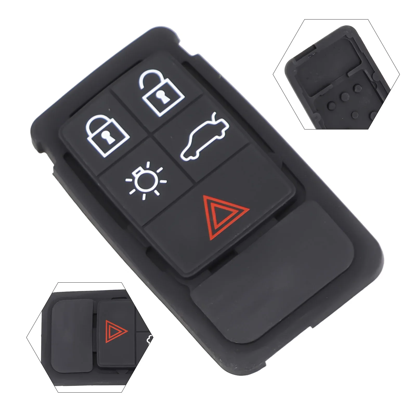 5 Button Rubber Remote Car Key Fob Case Pad For Volvo XC60 XC70 V70 S60 S80 Soft, Wear-resistant, Durable To Use For A Long Time
5 Button Rubber Remote Car Key Fob Case Pad For Volvo XC60 XC70 V70 S60 S80 Soft, Wear-resistant, Durable To Use For A Long Time