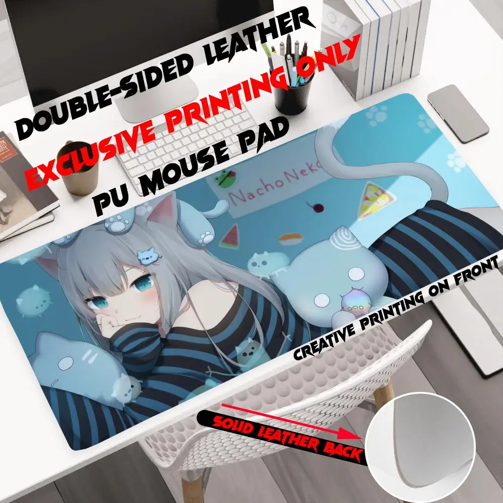 Hot Cute Nekoha S-Shizuku Art Mouse Pad Large Size Office Desk Protector Mat PU Leather Waterproof Mouse Pad Desktop
Hot Cute Nekoha S-Shizuku Art Mouse Pad Large Size Office Desk Protector Mat PU Leather Waterproof Mouse Pad Desktop