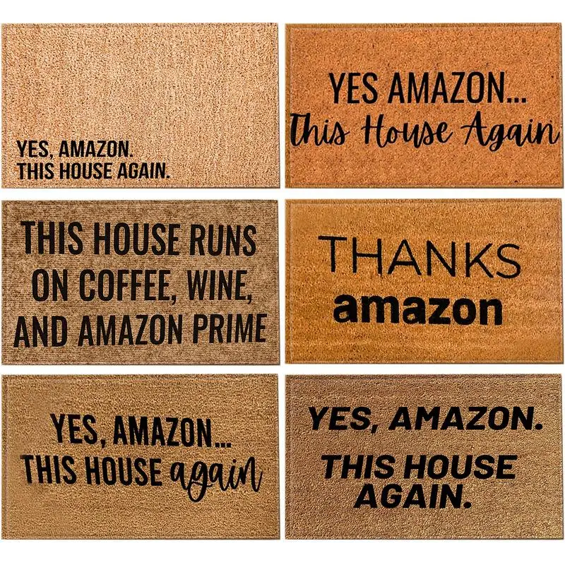 

Funny Letter Door Mat Creative Amazon Printed Funny Runner Rugs Foe Household Rectangular Non Slip Entrance Door Rug Mates