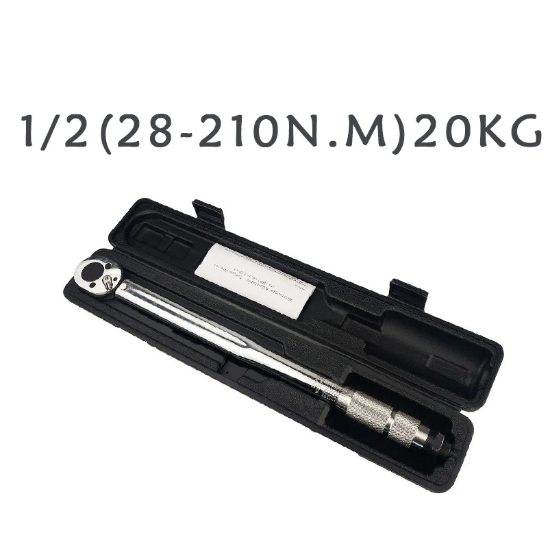 

Multifunctional Torque Wrench 1/4 3/8 1/2 Square Drive 5-210N.m Two-way Precise Ratchet Wrench Repair Spanner Key Hand Tools