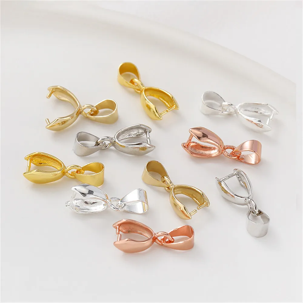 14K Golden Melon Seed Clasp Pendant Connection Clasp Handmade DIY Crafted Bracelet Necklace Ear Jewelry Material Accessories
14K Golden Melon Seed Clasp Pendant Connection Clasp Handmade DIY Crafted Bracelet Necklace Ear Jewelry Material Accessories