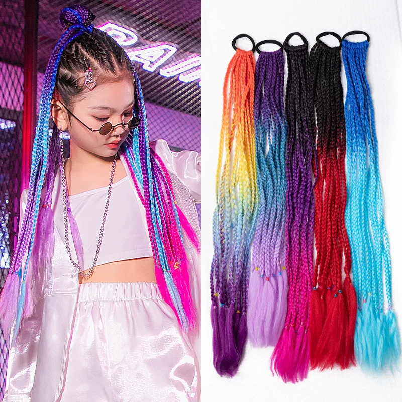 ZZL K-PoP Clothes Children's colorful dirty braid leather band hair rope girl wig ponytail headgear new style
ZZL K-PoP Clothes Children's colorful dirty braid leather band hair rope girl wig ponytail headgear new style