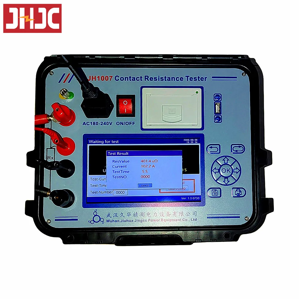 0-50mΩ 100A Micro-Ohmmeter Loop Resistance Tester Contact Resistance Meter Switch Circuit Breaker Test
0-50mΩ 100A Micro-Ohmmeter Loop Resistance Tester Contact Resistance Meter Switch Circuit Breaker Test