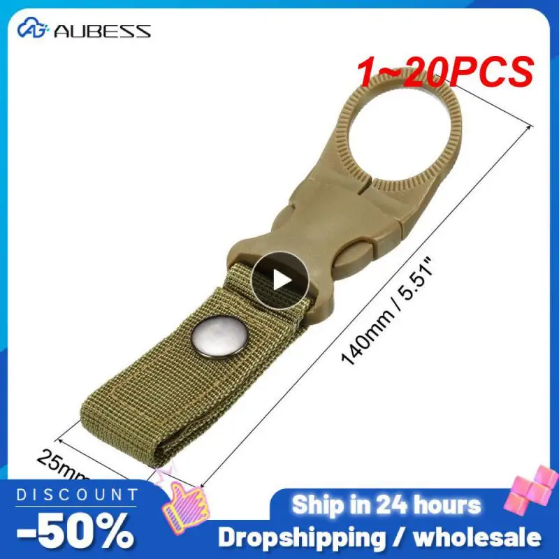 1~20PCS clasp molle attach Buckle Holder tool webbing backpack Hanger Hook Carabiner Water Bottle clip hang camp hike outdoor
1~20PCS clasp molle attach Buckle Holder tool webbing backpack Hanger Hook Carabiner Water Bottle clip hang camp hike outdoor