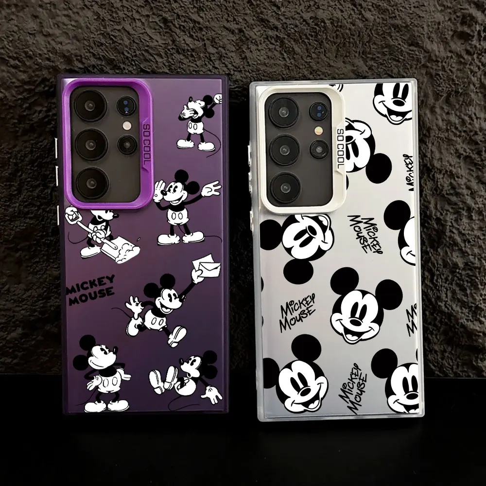 Mickeys Mouse Cute Black White S25 Case For Samsung S25 S24 Ultra Carcasa For Galaxy S23 S22 S21 FE S20 Ultra Plus Phone Cover Mickeys Mouse Cute Black White S25 Case For Samsung S25 S24 Ultra Carcasa For Galaxy S23 S22 S21 FE S20 Ultra Plus Phone Cover