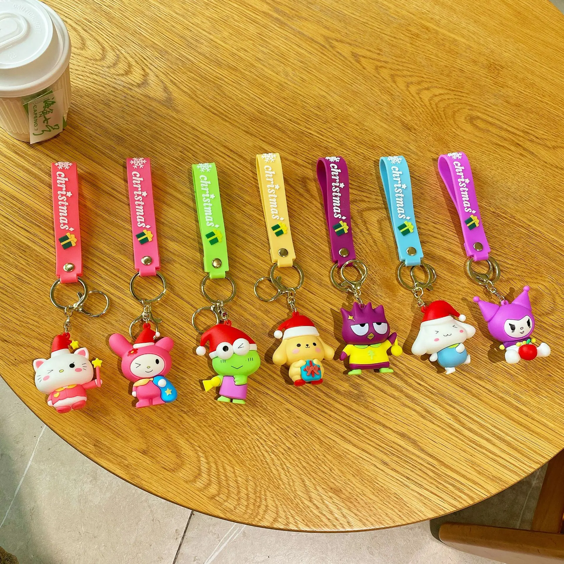 Sanrio Kawaii Anime Cartoon series My melody Kuromi Mikyo Creative cute key chain backpack small pendant small gift wholesale
Sanrio Kawaii Anime Cartoon series My melody Kuromi Mikyo Creative cute key chain backpack small pendant small gift wholesale