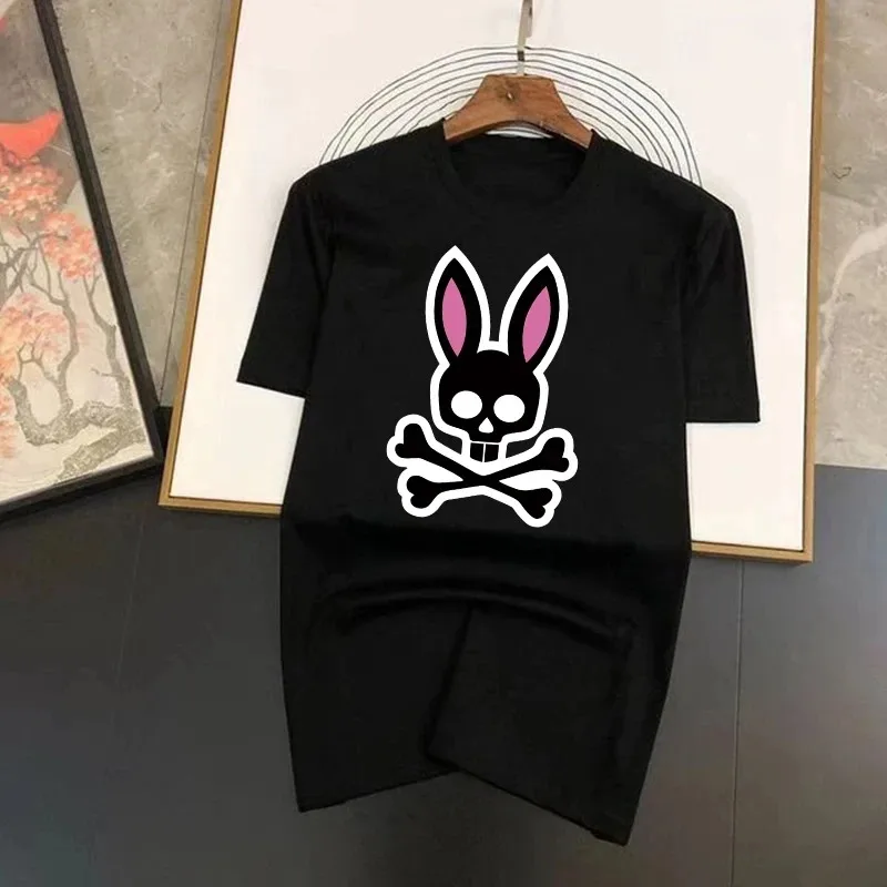 Summer Short Sleeved Men's And Women's Fashionable Rabbit Print Pattern Casual Trend Street Clothing Comfortable And Breathable
Summer Short Sleeved Men's And Women's Fashionable Rabbit Print Pattern Casual Trend Street Clothing Comfortable And Breathable