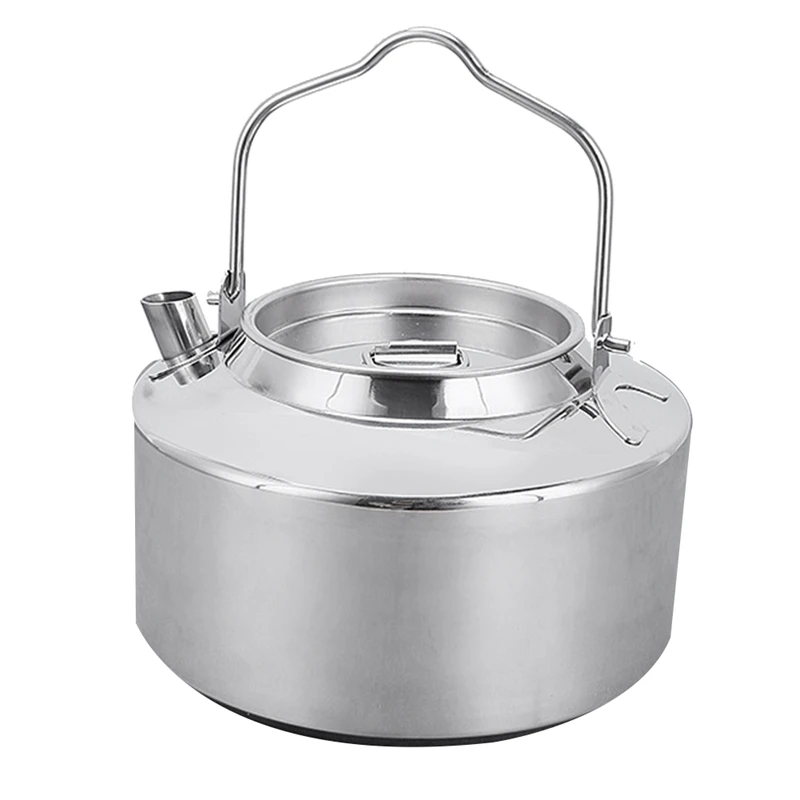 Camping Kettle Stainless Steel Camping Kettle Outdoor Teapot For Hiking Backpacking Picnic 
Camping Kettle Stainless Steel Camping Kettle Outdoor Teapot For Hiking Backpacking Picnic