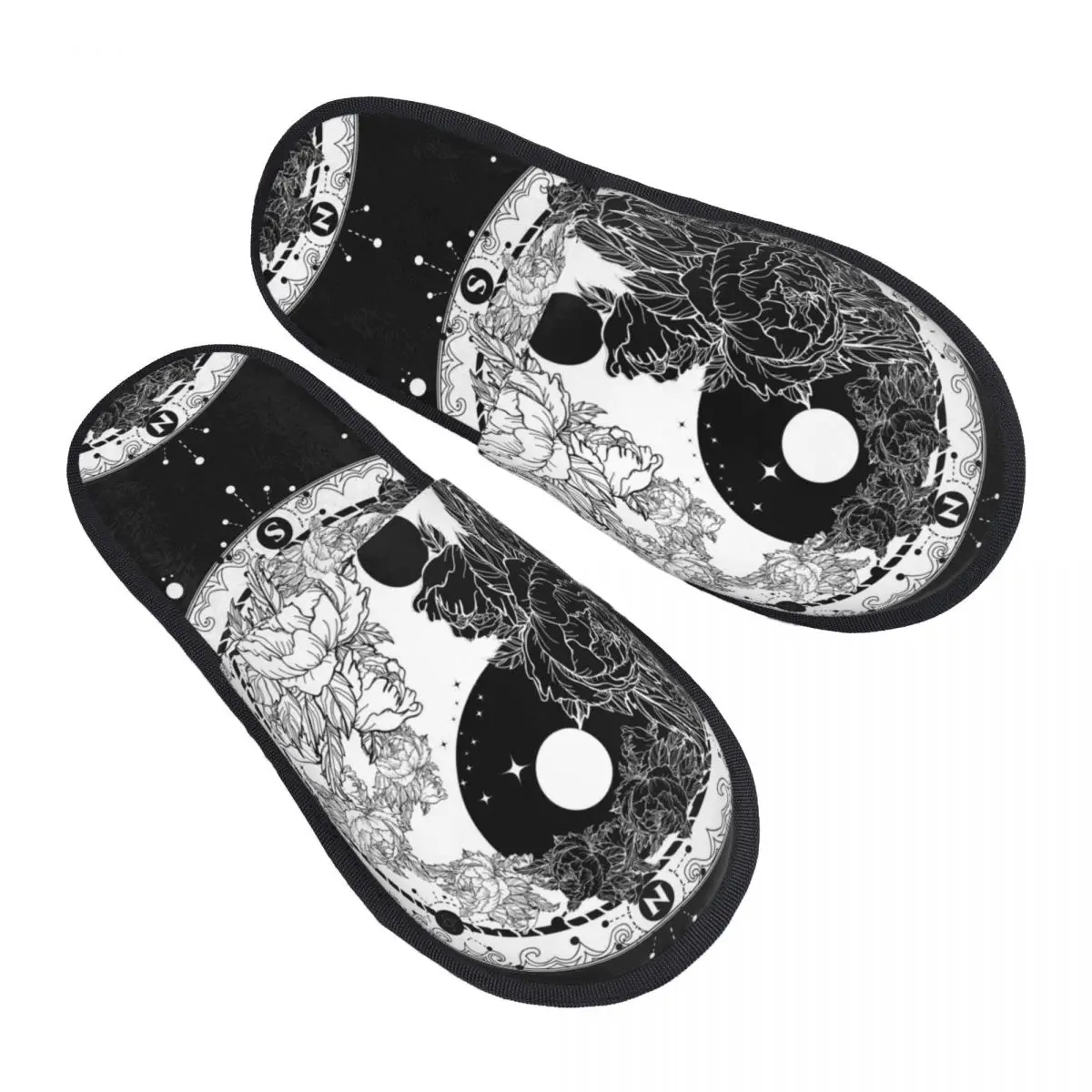 Winter Women Men Non-Slip Flat Slippers Yin And Yang Tattoo Art Meditation Floral Roses Pattern Indoor Fur Soft Warm Shoes
Winter Women Men Non-Slip Flat Slippers Yin And Yang Tattoo Art Meditation Floral Roses Pattern Indoor Fur Soft Warm Shoes