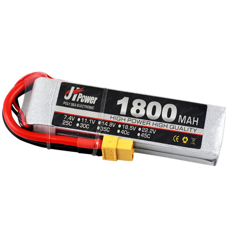 JH Power 2S 3S 4S 5S 6S RC LiPo Battery 7,4 V 11,1 V 14,8 V 18,5 V 22,2 V 1800mAh 25C 35C 100C для радиоуправляемого автомобиля, вертолета, лодки, радиоуправляемого дрона
JH Power 2S 3S 4S 5S 6S RC LiPo Battery 7,4 V 11,1 V 14,8 V 18,5 V 22,2 V 1800mAh 25C 35C 100C для радиоуправляемого автомобиля, вертолета, лодки, радиоуправляемого дрона