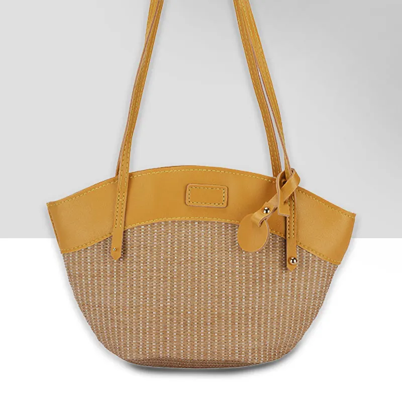 New Fashion Elegant Ladies Straw Woven Handbag Women Holiday Beach Casual Tote Top-Handle Bags Fashion Retro Shoulder Bags
New Fashion Elegant Ladies Straw Woven Handbag Women Holiday Beach Casual Tote Top-Handle Bags Fashion Retro Shoulder Bags