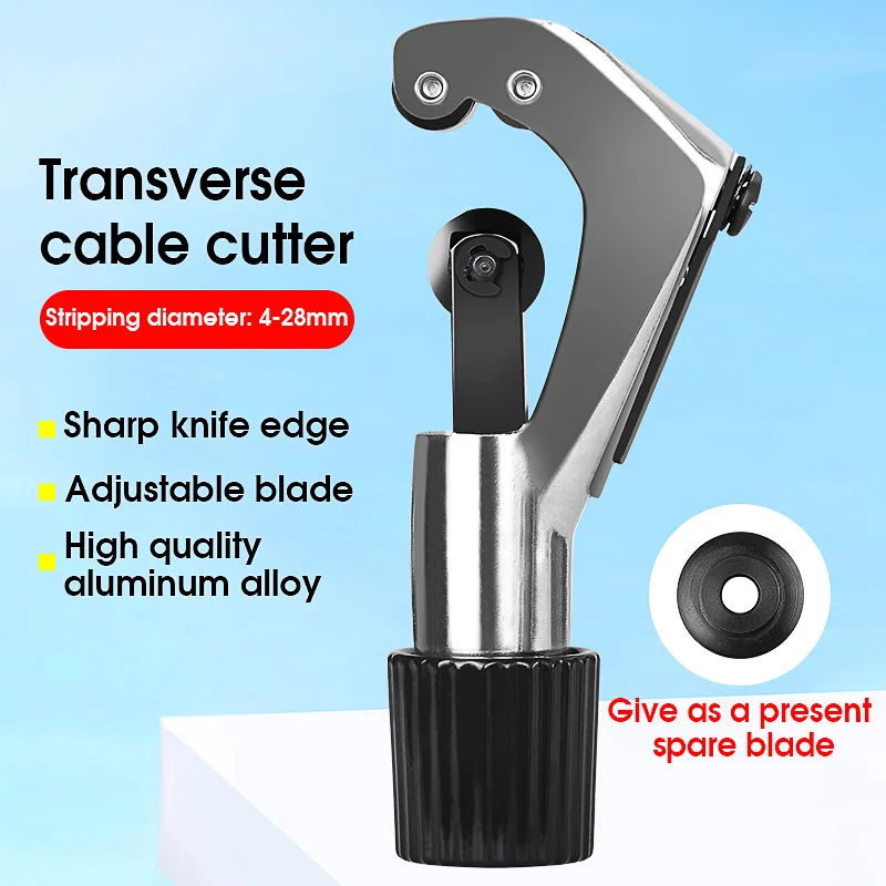 Fiber Optic Cable Slitter Tube Cutter Heavy Duty Tubing Cutter 1/8"-1 1/4" (4mm-28mm) 93-021 Cable Stripper
Fiber Optic Cable Slitter Tube Cutter Heavy Duty Tubing Cutter 1/8"-1 1/4" (4mm-28mm) 93-021 Cable Stripper