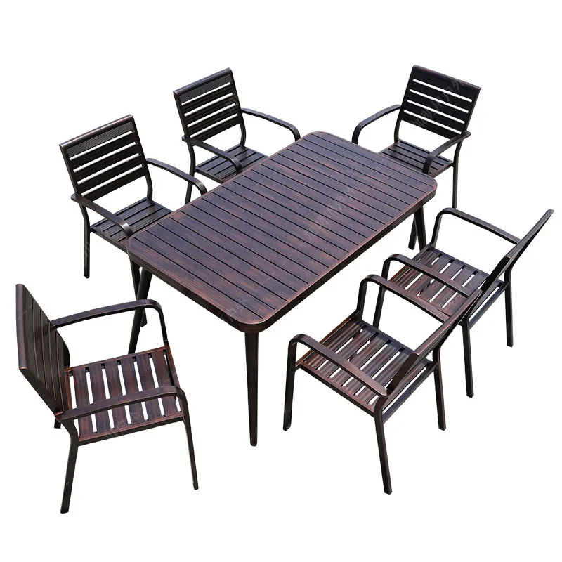 

Wholesale of outdoor tables, chairs, courtyards, villas, outdoor balconies, leisure gardens, all aluminum alloy waterproof and s