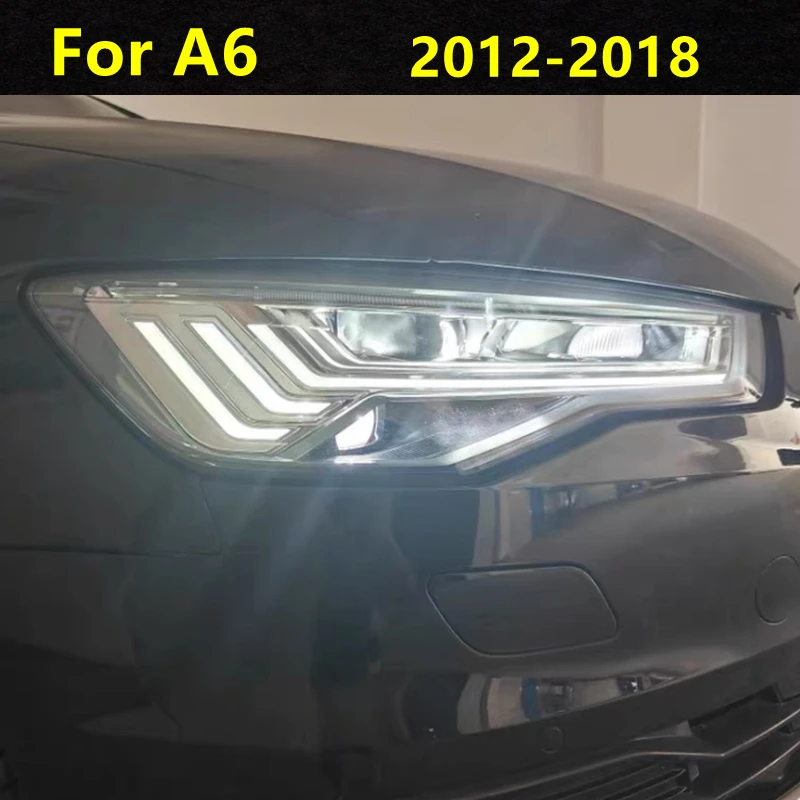 For 2012-2018 Audi A6 headlight C7 modified LED headlight assembly daytime driving turn signal
For 2012-2018 Audi A6 headlight C7 modified LED headlight assembly daytime driving turn signal