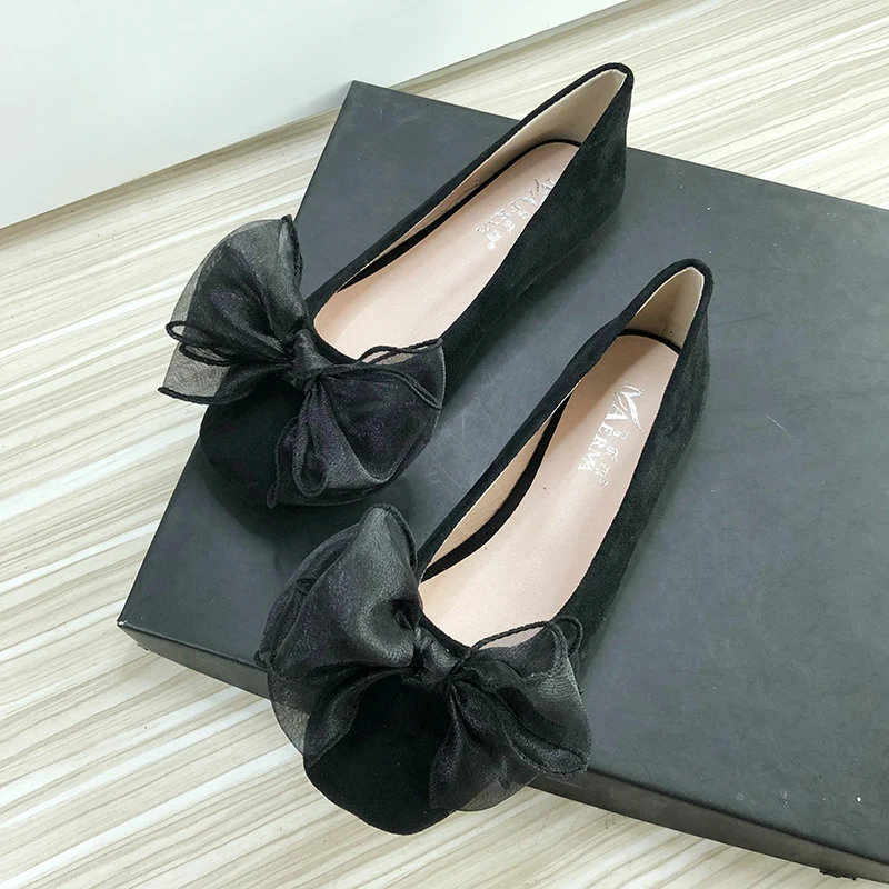 Women Flats Shallow Female Party Dress Pointed Toe Slip-on Elegant Fashion Lace Bow Shoes Lady Office Plue Size 43
Women Flats Shallow Female Party Dress Pointed Toe Slip-on Elegant Fashion Lace Bow Shoes Lady Office Plue Size 43