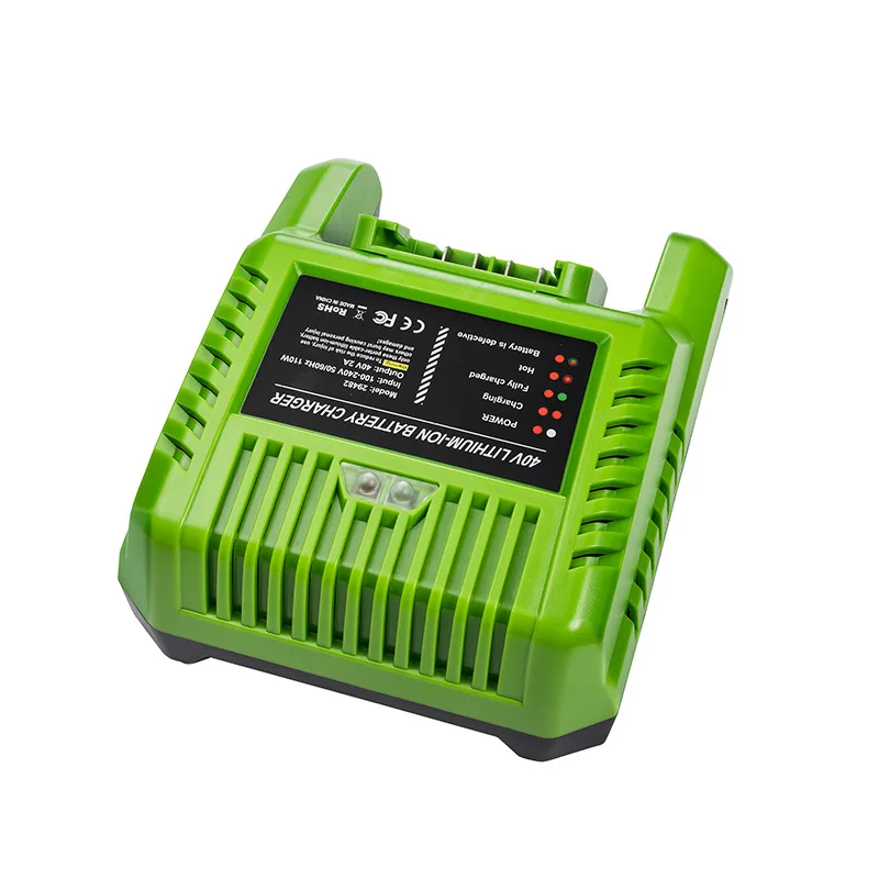For Greenworks G-MAX 40V Charger Work with Lithium-ion Batteries 29472 ST40B410 BA40L210 STBA40B210 29462 20262 29282
For Greenworks G-MAX 40V Charger Work with Lithium-ion Batteries 29472 ST40B410 BA40L210 STBA40B210 29462 20262 29282