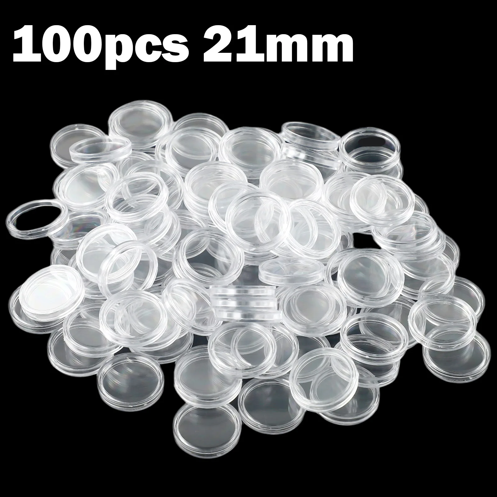 100/200Pcs 18-26mm Transparent Coin Cases Holder Coin Collecting Box Case Coins Storage Capsules Protection Boxes Container
100/200Pcs 18-26mm Transparent Coin Cases Holder Coin Collecting Box Case Coins Storage Capsules Protection Boxes Container