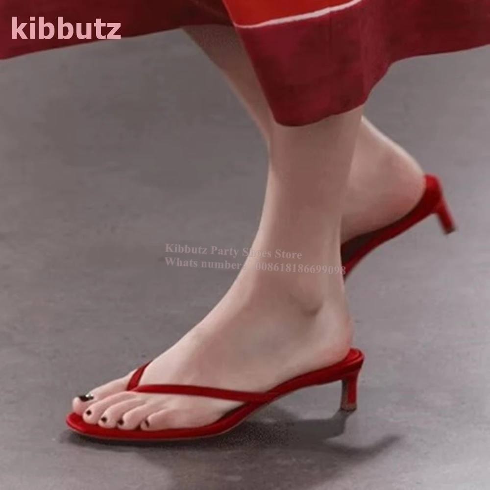 

Satin Clip-Toe Slipper Sandals Thin Heel Solid Color Slip-On Fashion Elegant Concise Sexy Party Dress Wedding Women Shoes Newest