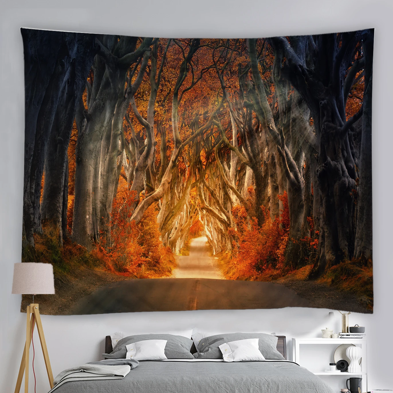 

Summer Tropical Forest Landscape Tapestry Wall Hanging Forest Path Nature Landscape Tapestries Aesthetic Room Decor Fabric Cloth