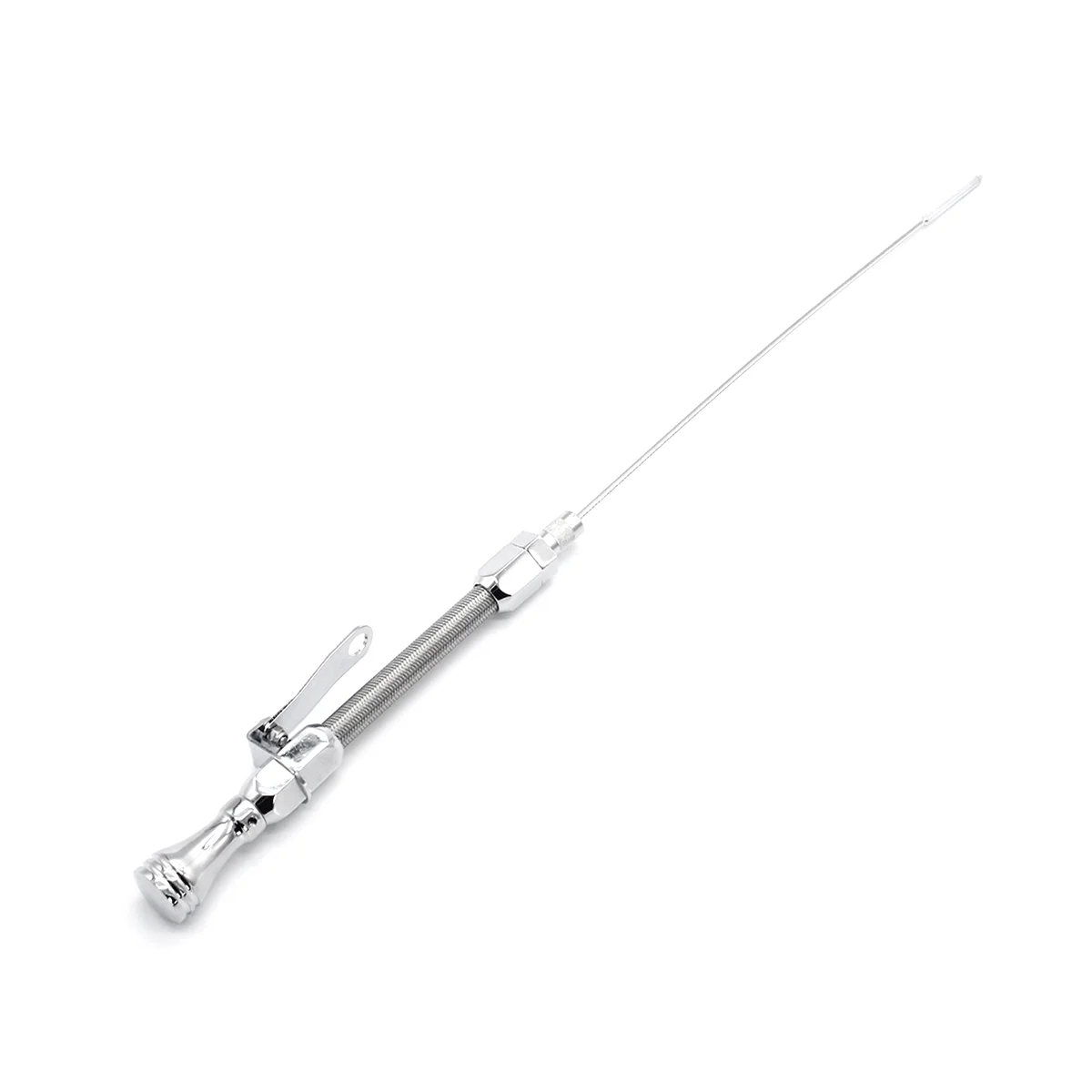 Stainless Braided Firewall Flexible Dipstick Engine Oil Dipstick for Pre-79 Early SBC Chevy 265 283 327 350
Stainless Braided Firewall Flexible Dipstick Engine Oil Dipstick for Pre-79 Early SBC Chevy 265 283 327 350
