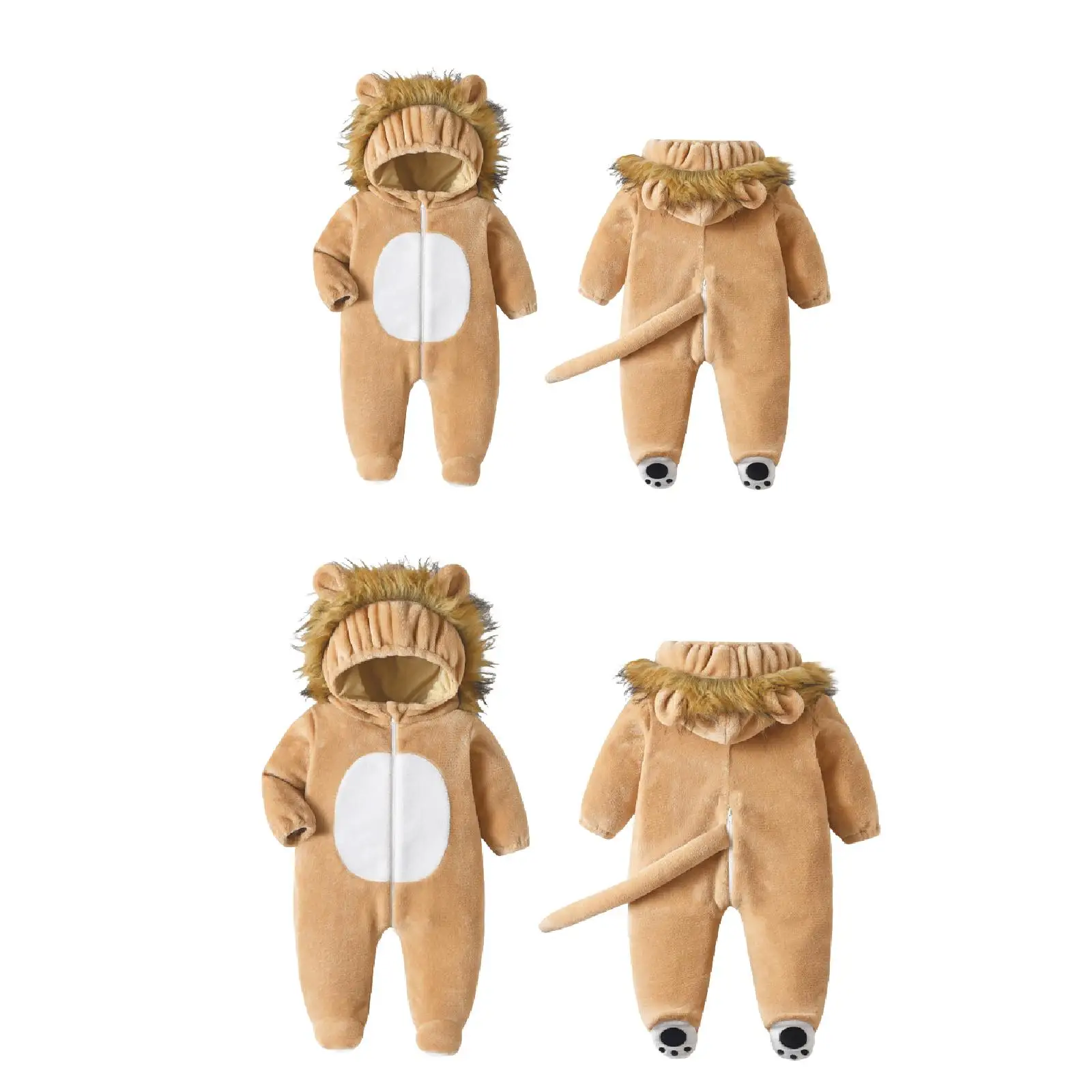 Baby Long Sleeve Romper 3D Animal Lion Flannel For Comfortable Fall Plush Outwear for Newborn Playsuit Photograph Homewear
Baby Long Sleeve Romper 3D Animal Lion Flannel For Comfortable Fall Plush Outwear for Newborn Playsuit Photograph Homewear
