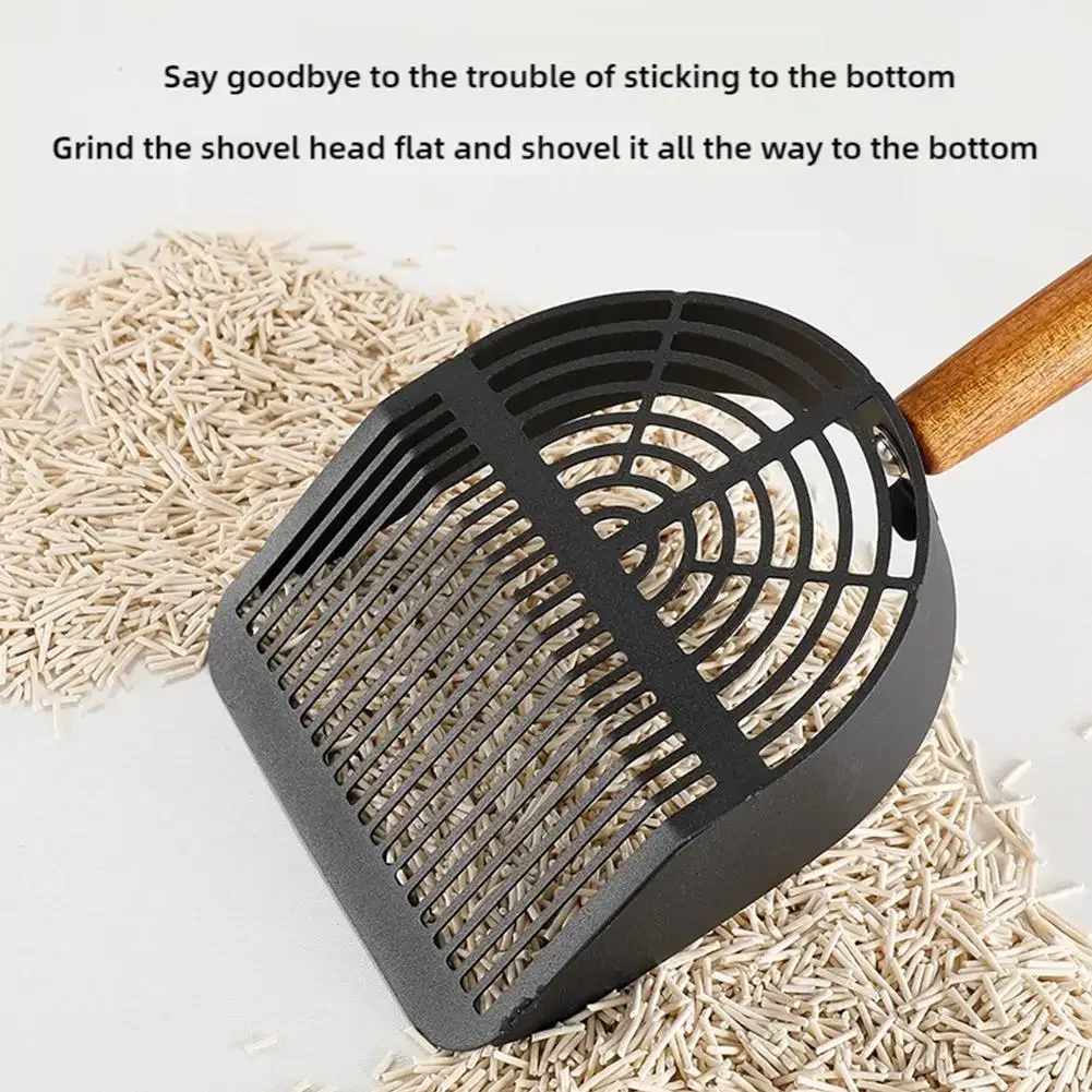 Steel Cat Litter Scoop with Long Handle – Pet Waste Shovel for Tofu Sand Litter Boxes Steel Cat Litter Scoop with Long Handle – Pet Waste Shovel for Tofu Sand Litter Boxes