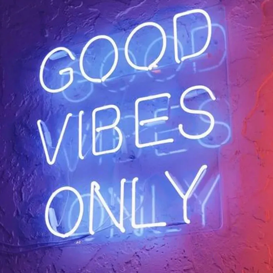 Neon Sign for New Good Vibes Only Neon Bulbs sign Business Display Handmade Real Glass tube neon lights for sale Bar Pub Light
Neon Sign for New Good Vibes Only Neon Bulbs sign Business Display Handmade Real Glass tube neon lights for sale Bar Pub Light