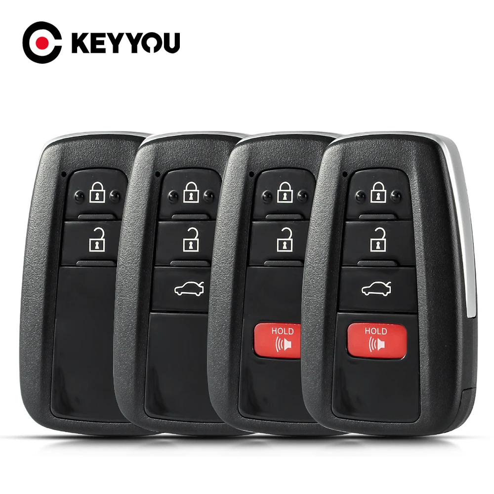 KEYYOU Remote Key Shell 2/3/4 Buttons Car Key Case Fob Insert Key Blade For Toyota Prius Camry 2016 2017 2018 RAV4 2019 C-HR
KEYYOU Remote Key Shell 2/3/4 Buttons Car Key Case Fob Insert Key Blade For Toyota Prius Camry 2016 2017 2018 RAV4 2019 C-HR