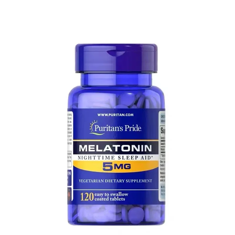 

Оригинальный помогающий при ночном сне мелатонин 5 мг 120 таблеток помогает улучшить сон