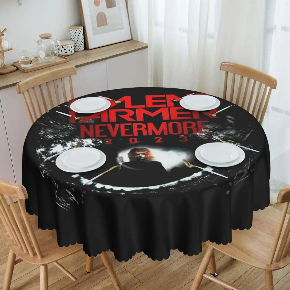 Mylene фермер Nevermore 2023 скатерть круглая маслостойкая Скатерть французский певец скатерть для кухни 60 дюймов
Mylene фермер Nevermore 2023 скатерть круглая маслостойкая Скатерть французский певец скатерть для кухни 60 дюймов